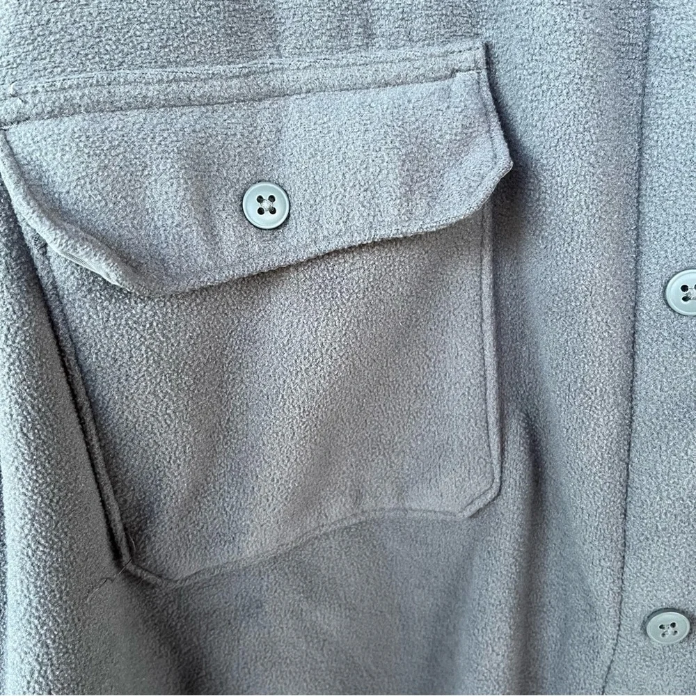 Wrangler Men's Charcoal Button Down Shirt - Picture 4 of 7